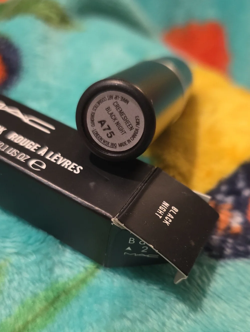 Mac Black Night Cremesheen Lipstick NIB